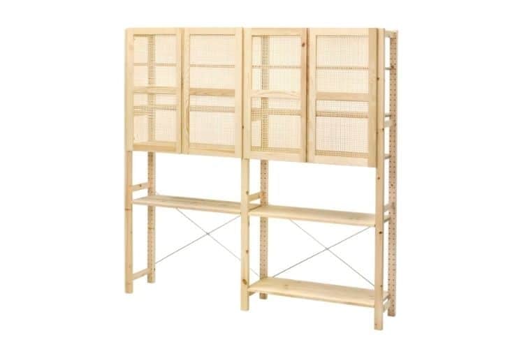 12 IKEA Products That Are Totally Worth Your Money 10 IKEA IVAR shelves with cane doors