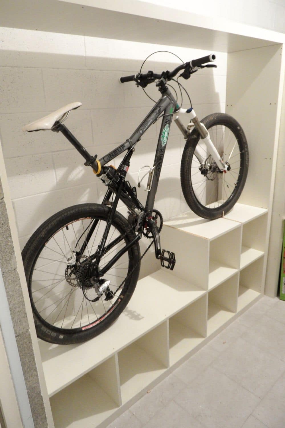 This Brilliant DIY Bike Rack Hack Will Have You Racing to Try It 6 bike rack hack kallax