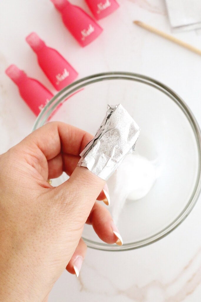 removing gel polish at home