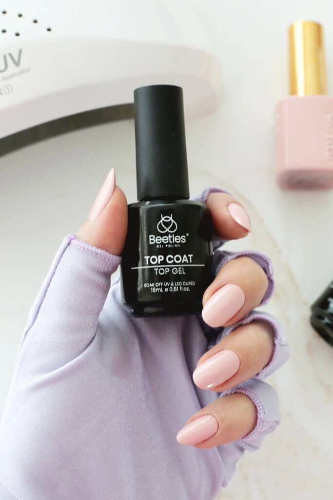 doing a gel manicure at home