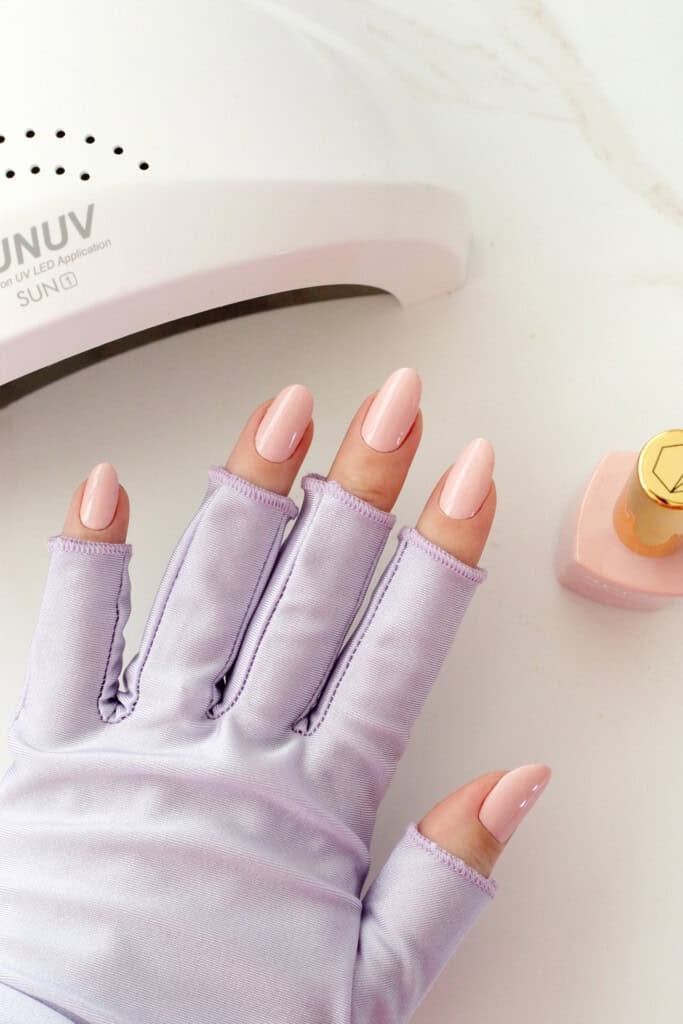 doing a gel manicure at home