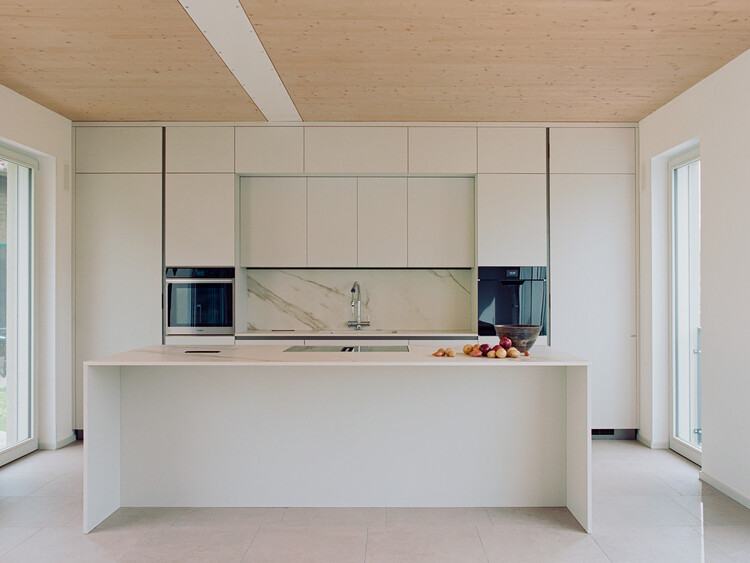 Private House Val Trebbia / Studio Pietro Todeschini + Studio Paolo Pagani - Interior Photography, Kitchen, Countertop, Wood, Lighting