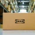 IKEA Shakes Up KALLAX Line with Exciting New Additions 3 IKEA Box on floor of IKEA store warehouse merchandise area