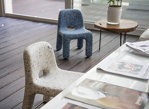 Chair Charlie recycled plastic