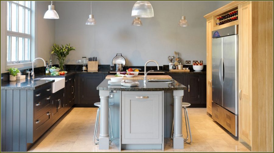 Gray Kitchen Ideas two tone kitchen cabinets