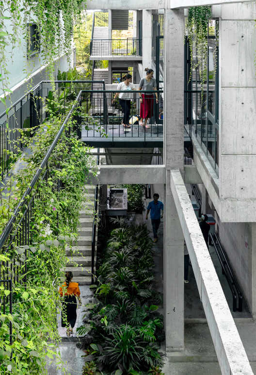 Textile Factory Office / Ho Khue Architects - Exterior Photography, Balcony