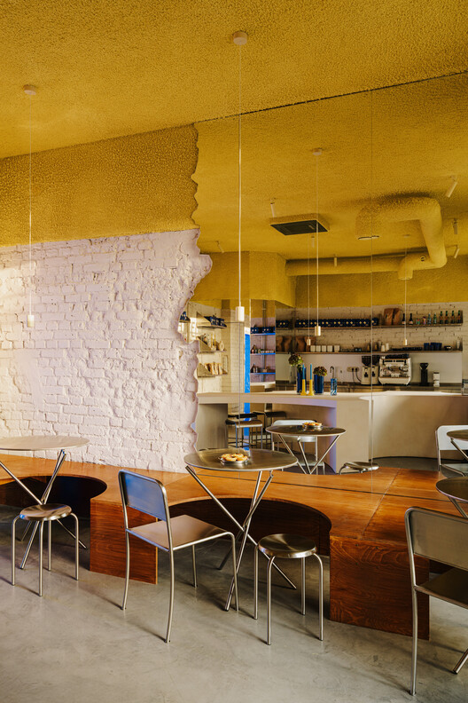 Pastelowe Pâtisserie / Znamy się - Interior Photography, Chair, Wood, Lighting, Table