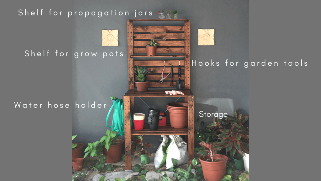 DIYers Swear By These Backyard Ideas Using IKEA Best-Selling Items 34 potting bench