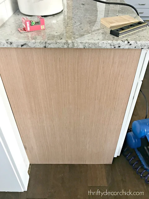 How to upgrade the ends of builder grade cabinets