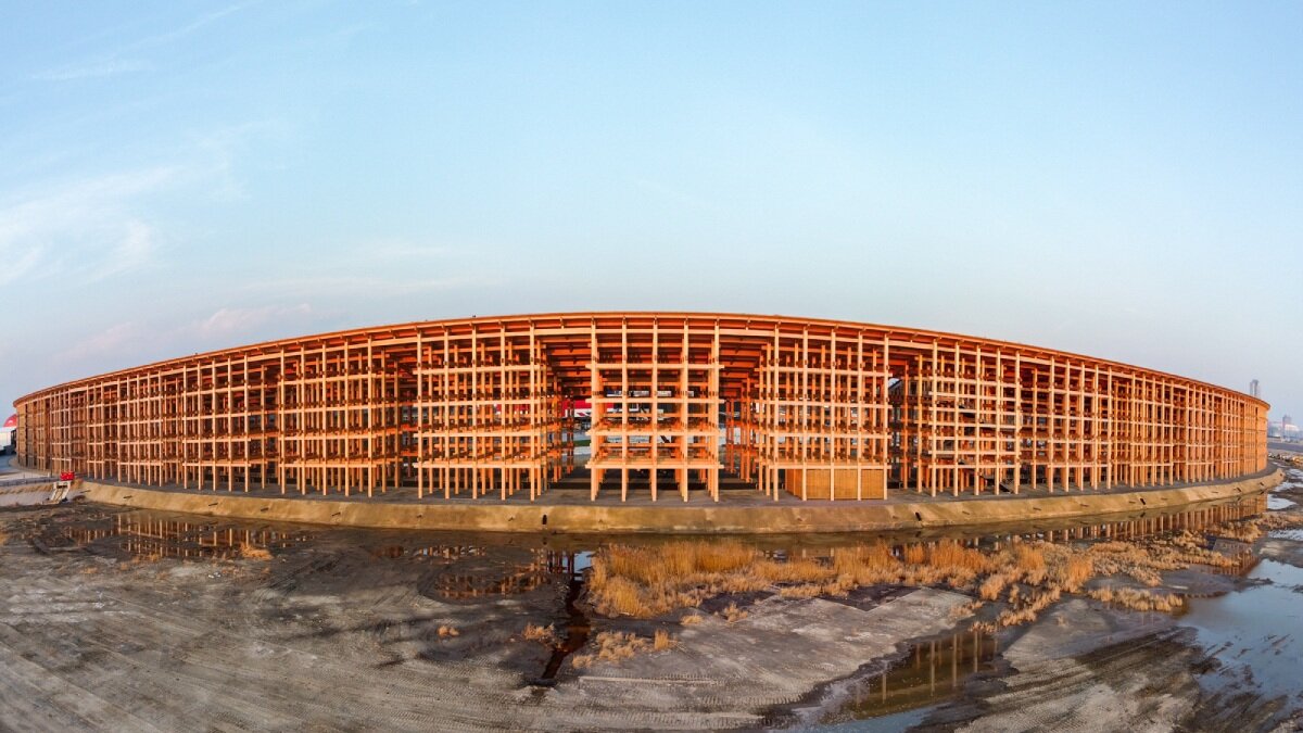 william mulvihill captures material intricacy of sou fujimoto’s grand ring at expo 2025 osaka