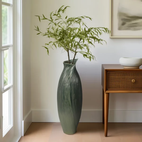 large green vase