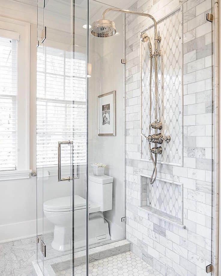 Bright Bathroom Shower Idea