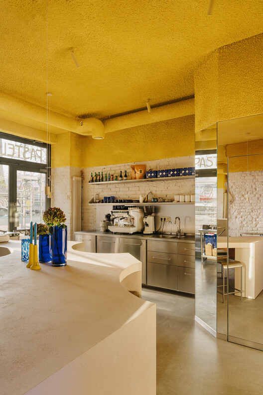 Pastelowe Pâtisserie / Znamy się - Interior Photography, Kitchen, Chair, Countertop