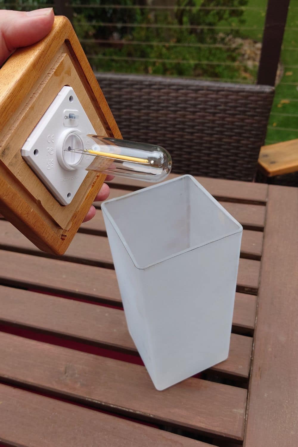 This Classic IKEA Table Lamp Gets a Solar Upgrade 44 DIY solar light using IKEA GRONO table lamp