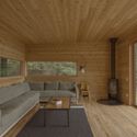 Trestle Cabin / Miller Hull Partnership - Interior Photography, Living Room, Wood, Beam