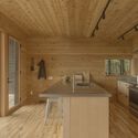 Trestle Cabin / Miller Hull Partnership - Interior Photography, Kitchen, Wood, Countertop