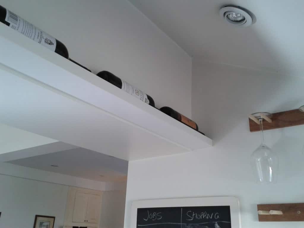 IKEA picture ledge wine rack