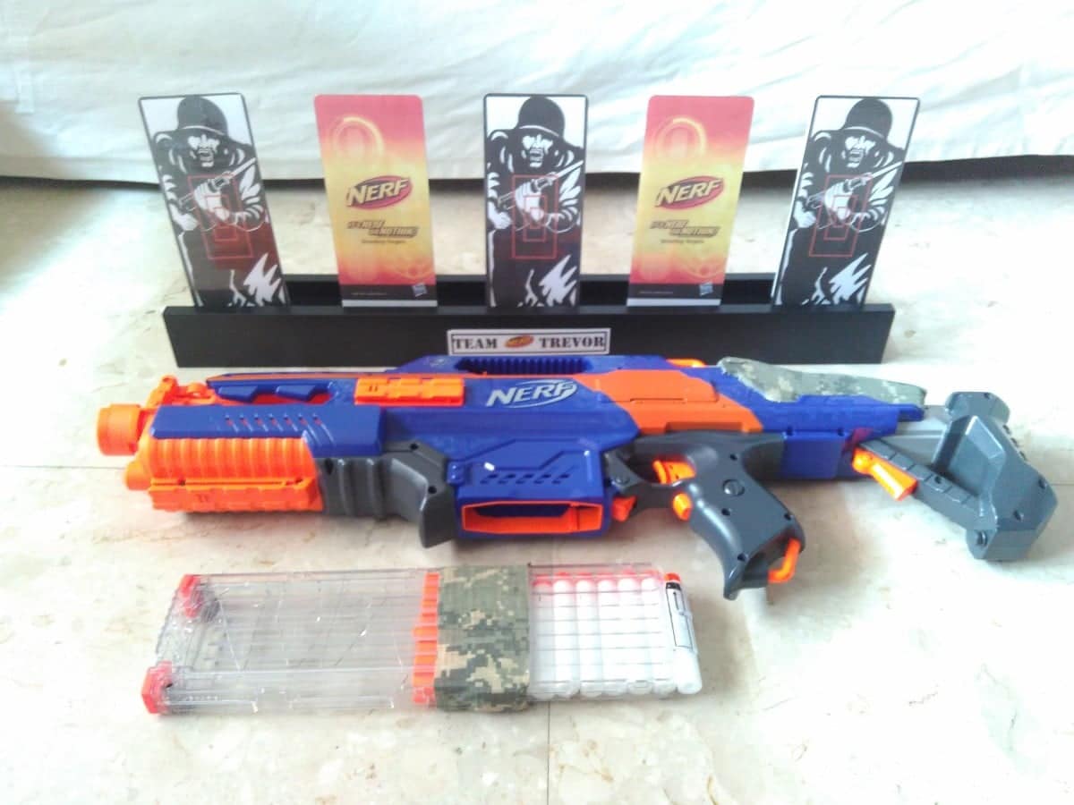 NERF target shooting range