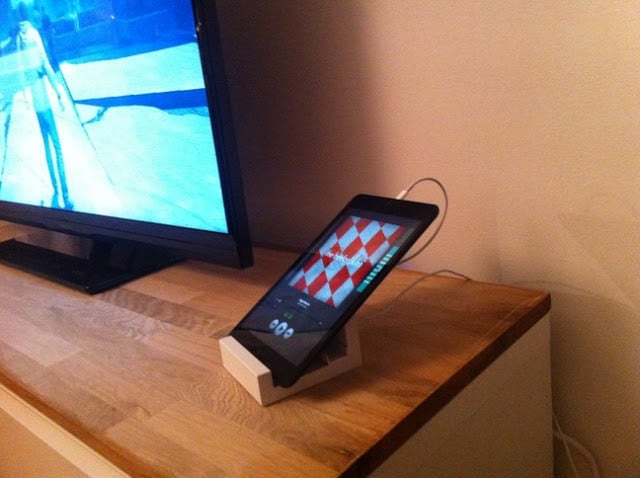 IKEA picture ledge tablet stand