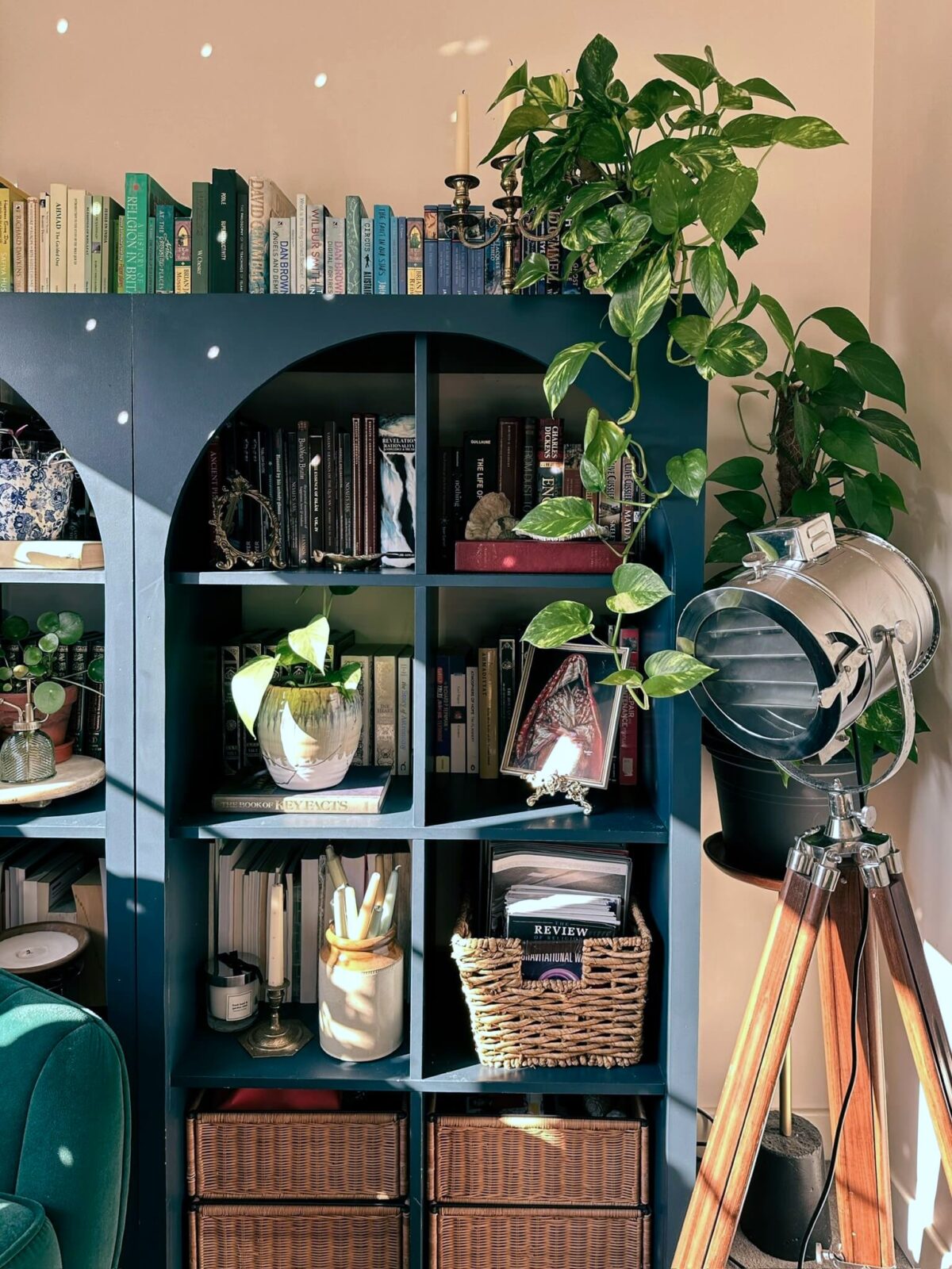 IKEA KALLAX Hacks - arched bookshelf