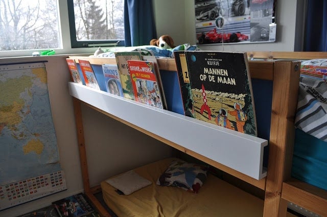 High Sleeper book shelf