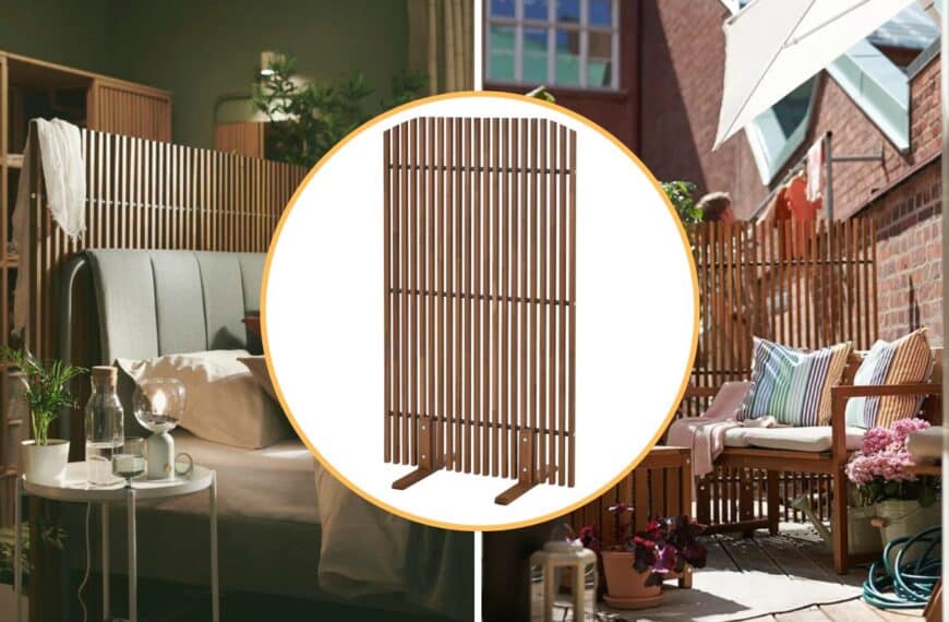 IKEA’s Newest BILLY Is Built for Small Spaces—And It’s Brilliant 23 NÄMMARÖ privacy screen ikea hacks