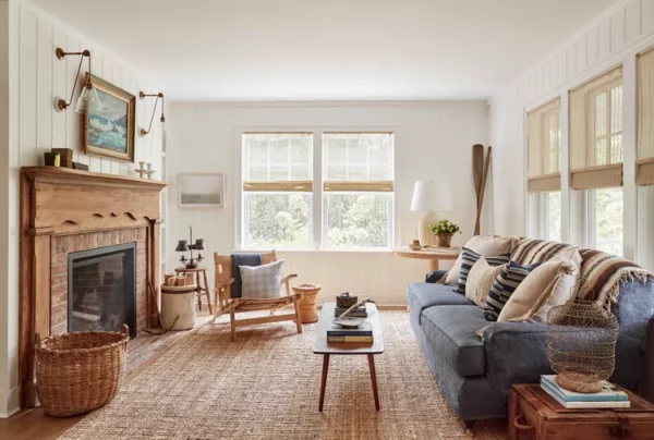 Natural coastal living room