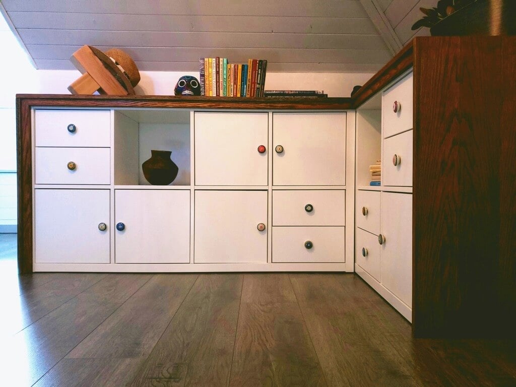 KALLAX corner shelving