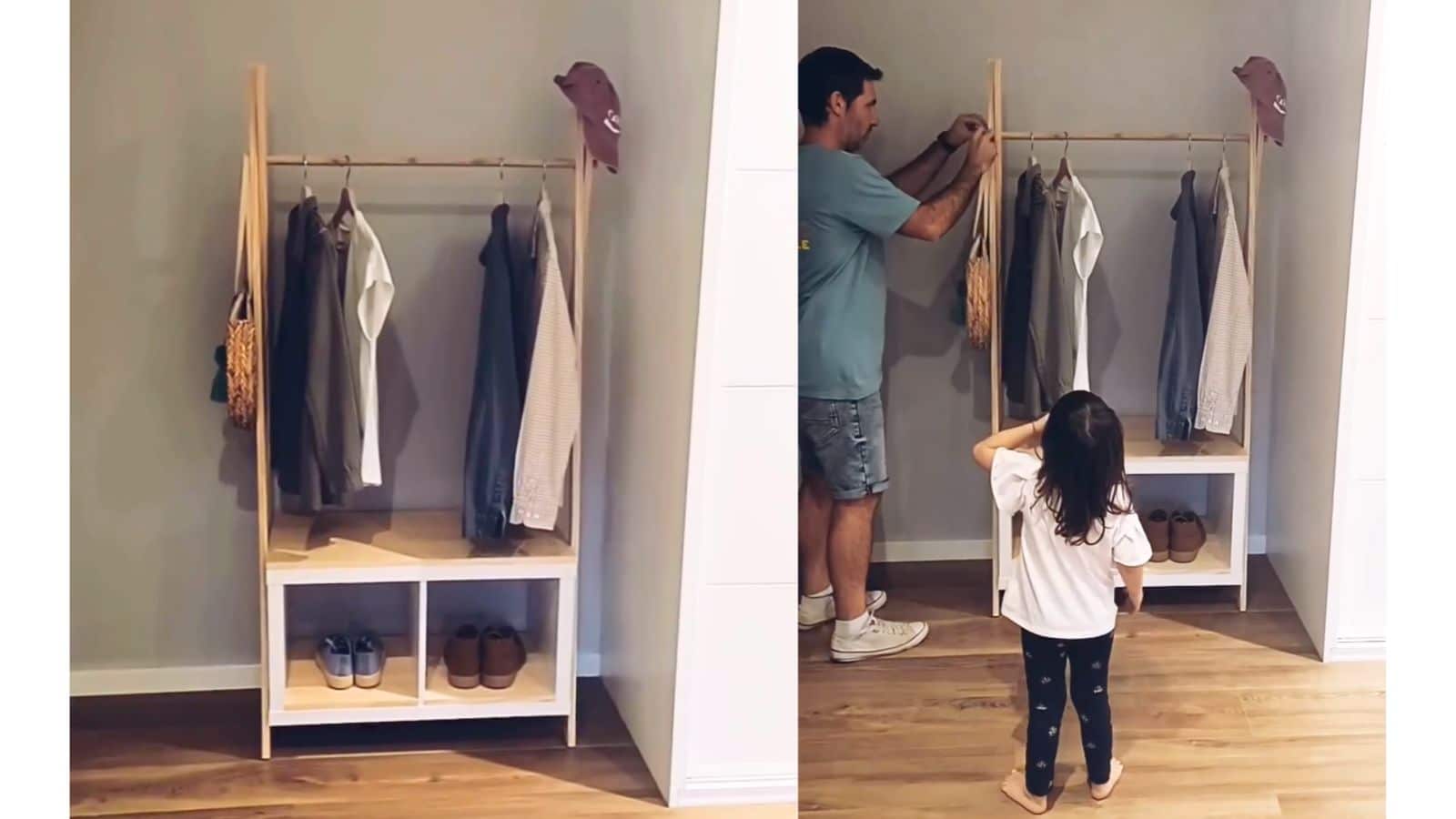 KALLAX clothes rack