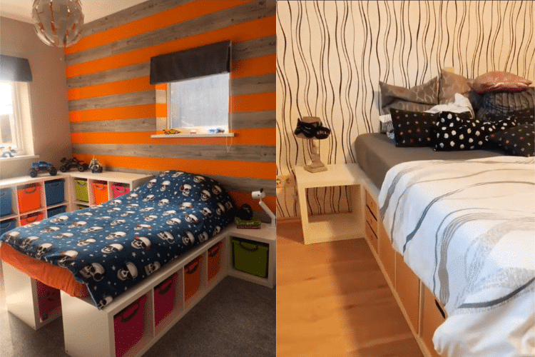IKEA platform bed hack