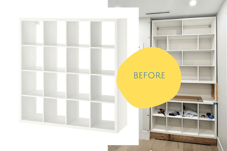 KALLAX built in bookcase