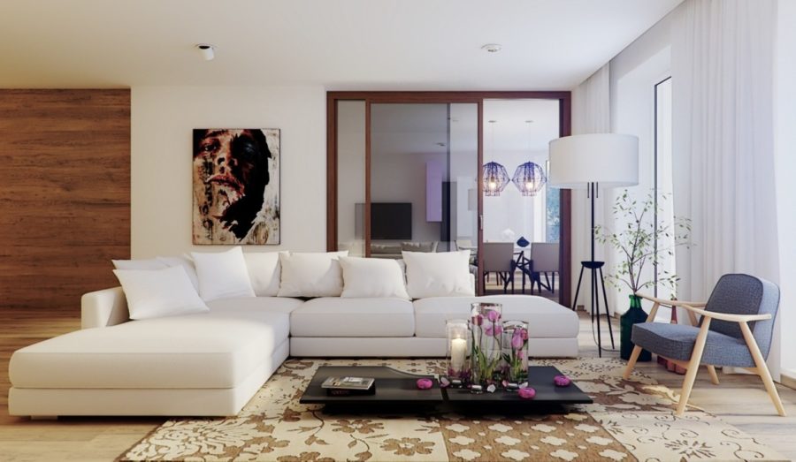 Modern L-Shaped Couch