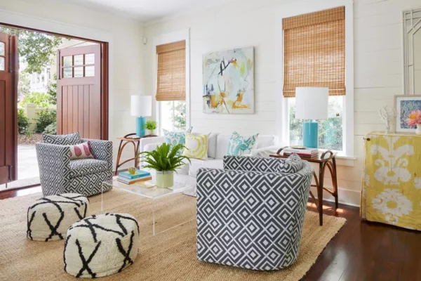 simple furniture in coastal