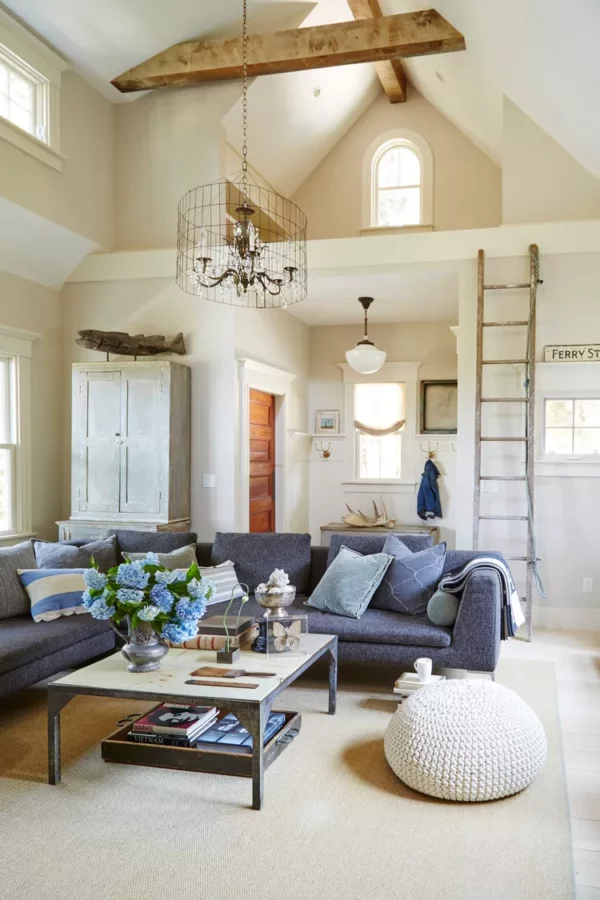 varying woods coastal living room