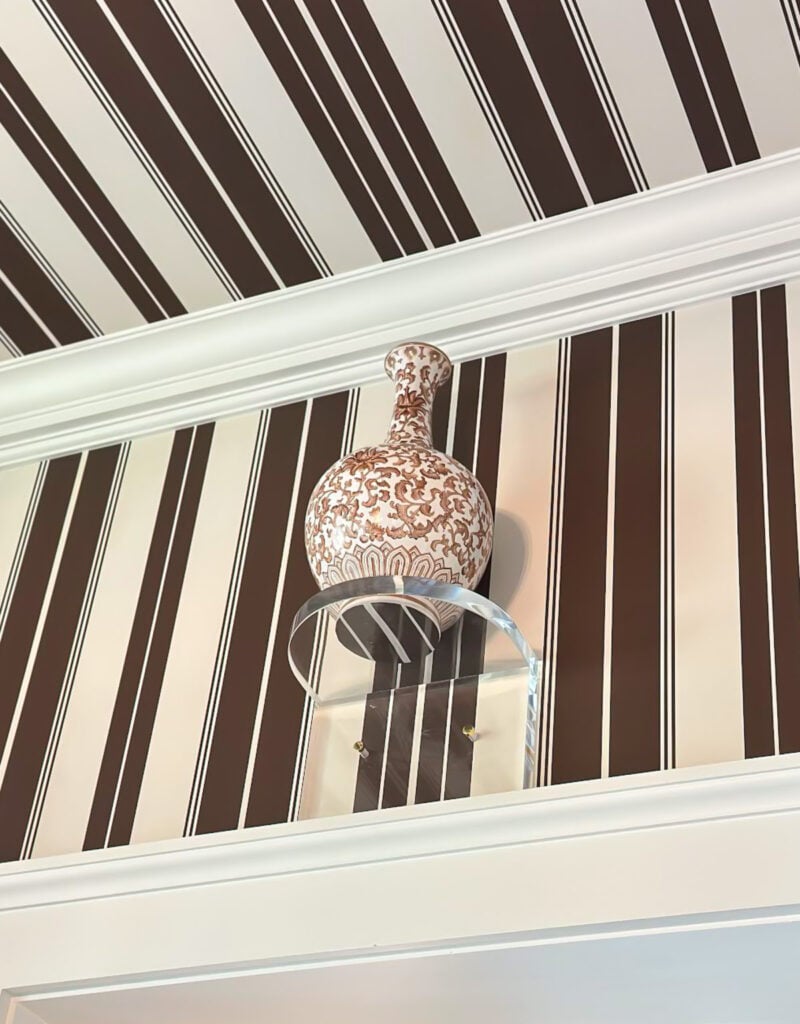 decorating details in window shade at the Southern Living Idea House 2025