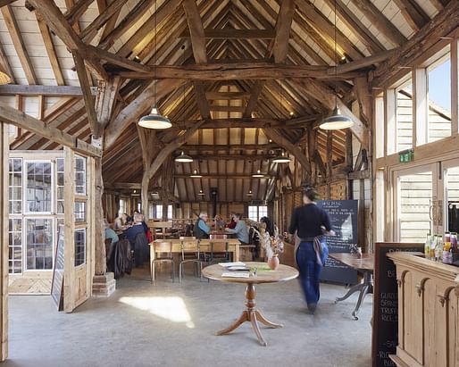 Knepp Wilding Kitchen and Shop by Kaner Olette Architects. Image: Richard Chivers Knepp Wilding Kitchen and Shop by Kaner Olette Architects. Image: Richard Chivers