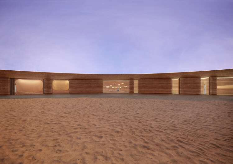 Lina Ghotmeh — Architecture Envisions a Landscape-Inspired Desert Dwelling in AlUla, Saudi Arabia - Image 4 of 34