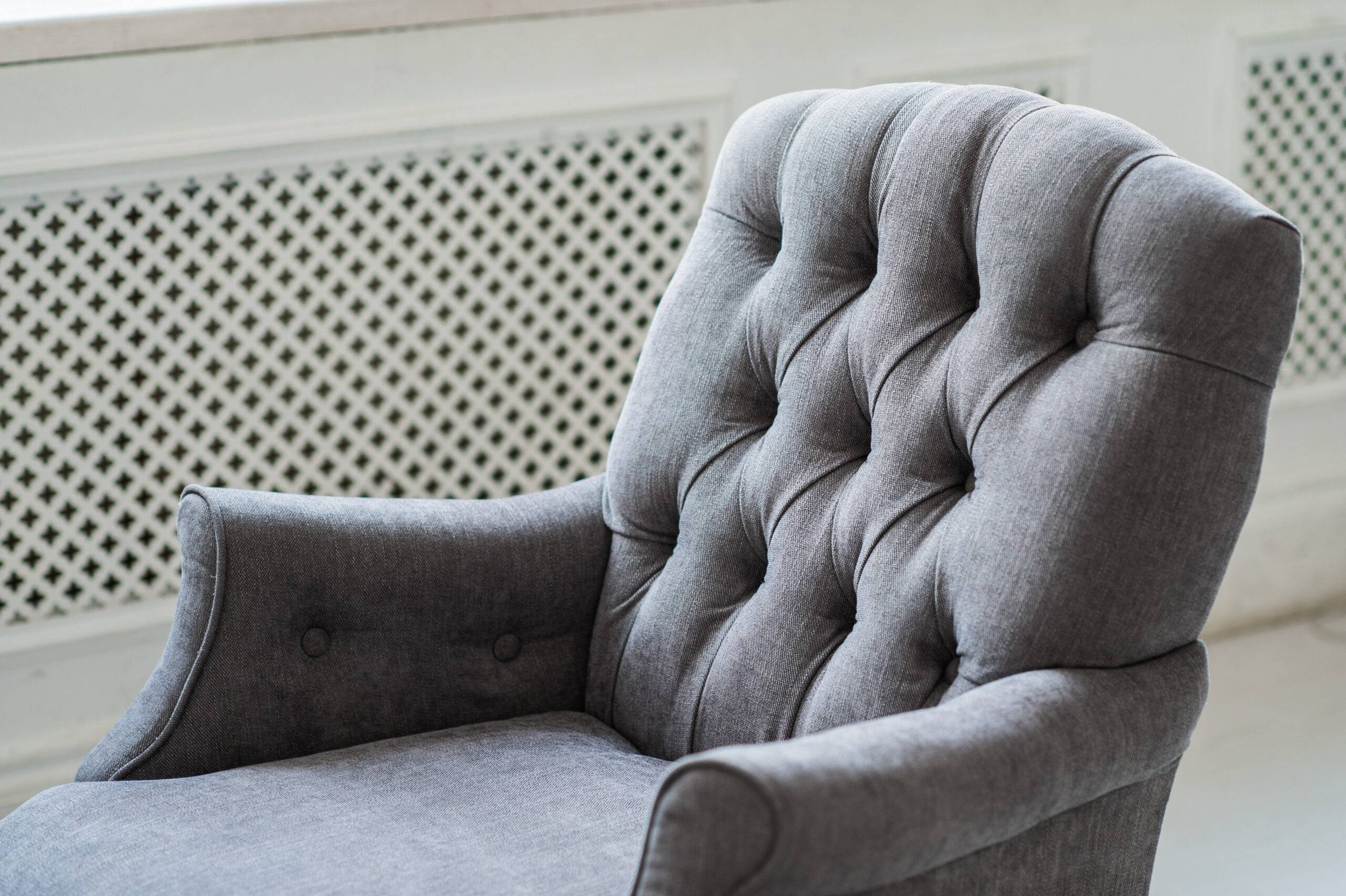 Photo texture of the sofa upholstery close-up