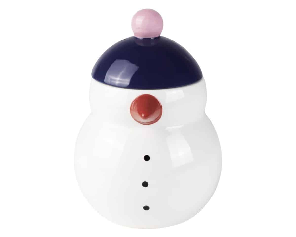 IKEA Snowman Jar With Lid