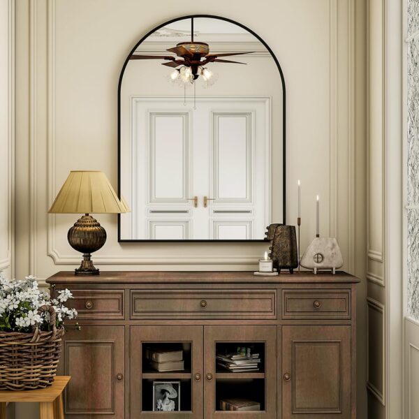 arch bathroom mirror