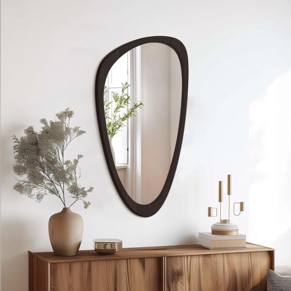 asymmetrical irregular wall mirror
