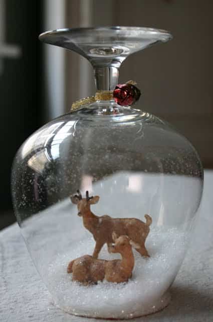 snow goblet in stemware