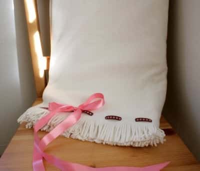 cozy IKEA hacks with personalized blanket