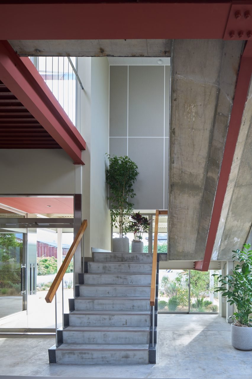 Staircase inside office Japan