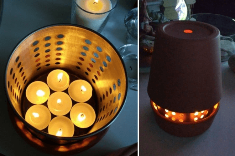 terracotta heater pot
