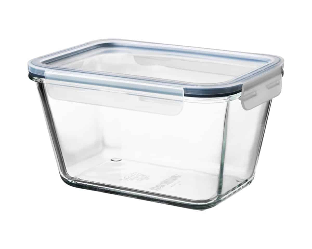 15 - IKEA Hackers Meal prep containers - IKEA 365+ Rectangular Glass Food Container