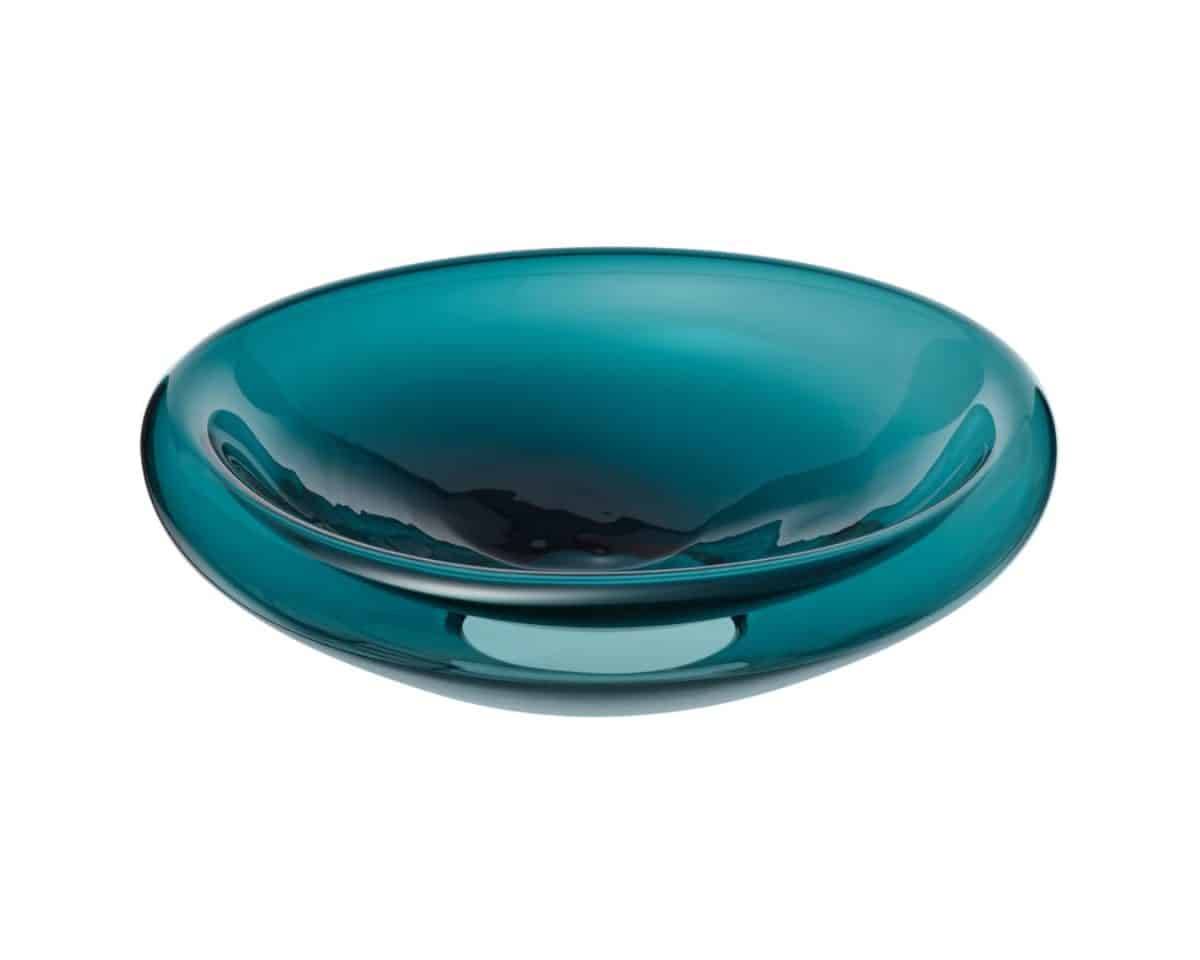 39 - IKEA Hackers STOCKHOLM 2025 Turquoise Glass Bowl